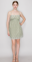 Load image into Gallery viewer, Embroidered Scallop Floral Dress