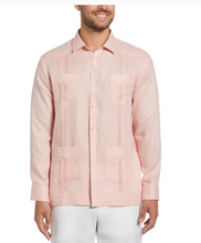 Load image into Gallery viewer, Cubavera Long Sleeve Irish Linen Guayabera