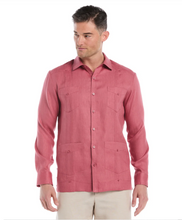 Load image into Gallery viewer, Cubavera Long Sleeve Irish Linen Guayabera