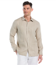 Load image into Gallery viewer, Cubavera Long Sleeve Irish Linen Guayabera