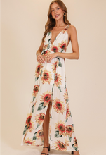 Load image into Gallery viewer, Sunflower Sleeveless Maxi Dress