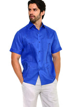 Load image into Gallery viewer, Mojito Short Sleeve Linen Guayabera
