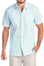 Load image into Gallery viewer, Mojito Short Sleeve Linen Guayabera