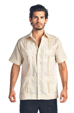 Load image into Gallery viewer, Mojito Short Sleeve Linen Guayabera