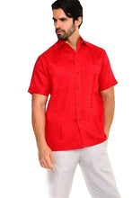 Load image into Gallery viewer, Mojito Short Sleeve Linen Guayabera