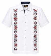 Load image into Gallery viewer, Yucatan Mexico Embroidered Guayabera

