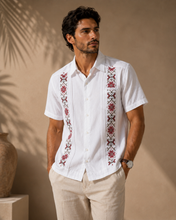 Load image into Gallery viewer, Yucatan Mexico Embroidered Guayabera
