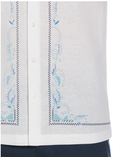 Load image into Gallery viewer, Linen Blend L-Shape Embroidered Shirt
