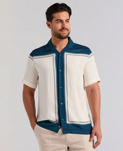 Load image into Gallery viewer, CUBAVERA VISCOSE COLORBLOCK SHIRT
