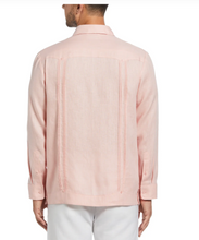 Load image into Gallery viewer, Cubavera Long Sleeve Irish Linen Guayabera
