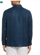 Load image into Gallery viewer, Cubavera Long Sleeve Irish Linen Guayabera
