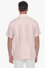Load image into Gallery viewer, Mojito Short Sleeve Linen Guayabera
