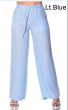 Load image into Gallery viewer, Women's 100% Linen Drawstring Pant
