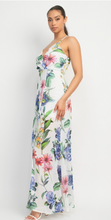 Load image into Gallery viewer, Surplice Floral Chiffon Maxi Dress
