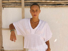 Load image into Gallery viewer, Penelope Top Blanco By Nature Blouse
