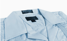 Load image into Gallery viewer, Omega Short Sleeve Poly/Cotton Guayabera
