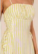 Load image into Gallery viewer, Summer Stripe Smocked Midi Dress

