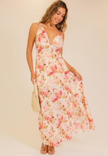 Load image into Gallery viewer, Floral Smocked Waist Maxi Dress
