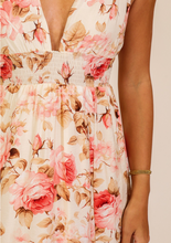 Load image into Gallery viewer, Floral Smocked Waist Maxi Dress
