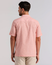 Load image into Gallery viewer, LINEN BLEND EMBROIDERED TUCK SHIRT
