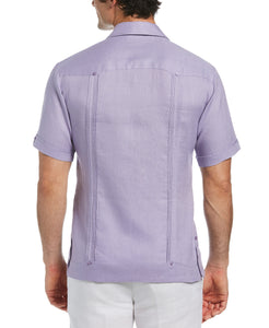 Short Sleeve 100% Irish Linen Guayabera