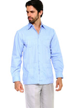 Load image into Gallery viewer, Long Sleeve Linen Guayabera
