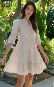 3/4 Sleeve Dress