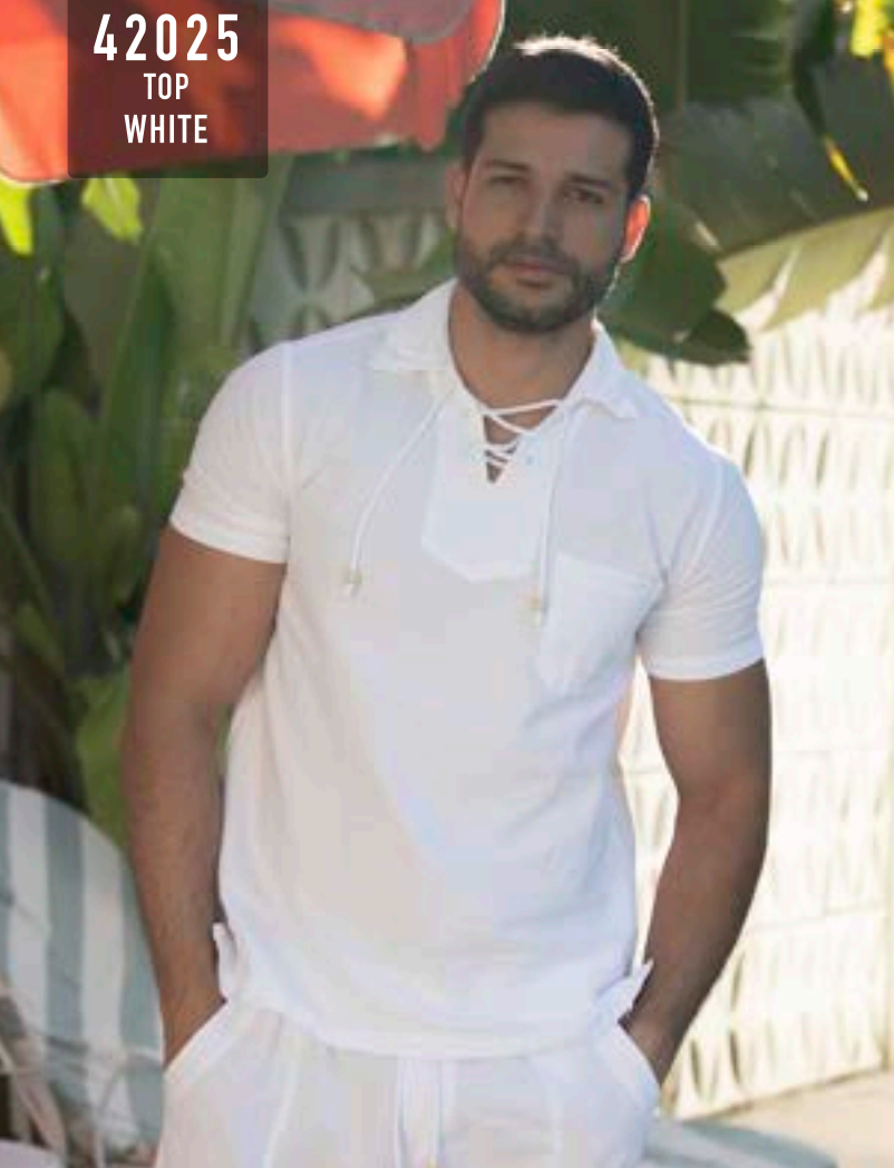 Collared Drawstring Shirt