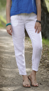 Classic Slim Fit Linen Pants
