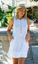 Load image into Gallery viewer, Sleeveless Button Down Dress
