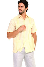 Load image into Gallery viewer, Short Sleeve Poly/Cotton Guayabera
