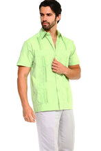 Load image into Gallery viewer, Short Sleeve Poly/Cotton Guayabera
